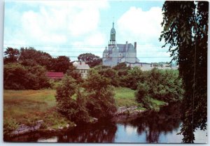 Postcard - St. Francis Xavier Church, Nashua, New Hampshire, USA