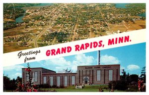 POSTCARD SCENE Grand Rapids Minnesota MN AQ0324