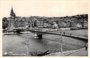 BR36189 la passerelle et la poste Liege       Belgium