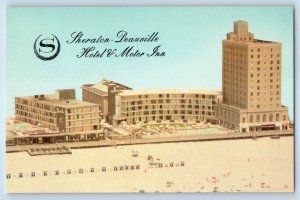 1960 Atlantic City New Jersey NJ Postcard Sheraton Deauville Hotel Motor Inn
