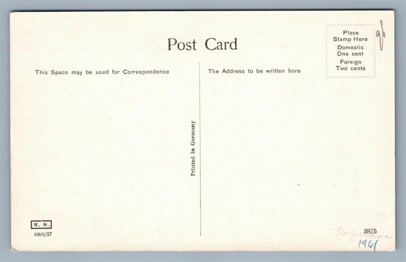 THOMPSON PA MAIN STREET ANTIQUE POSTCARD