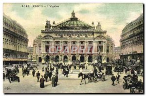 Old Postcard Paris L & # 39Opera