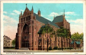 Illinois Peoria Scottish Rite Temple 1932 Curteich