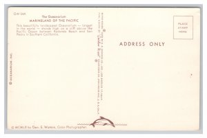 The Oceanarium  Marineland Of The Pacific California Postcard