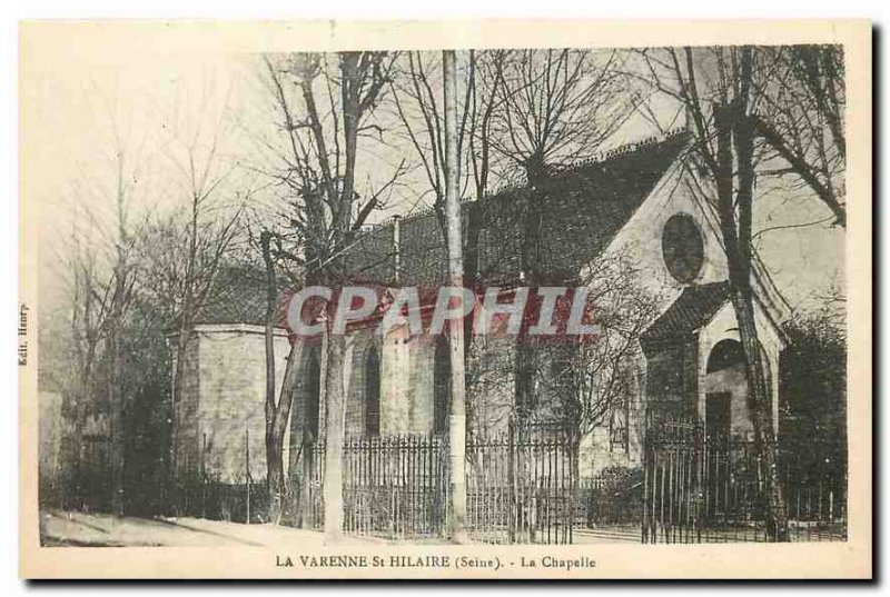 Old Postcard La Varenne St Hilaire La Chapelle Seine