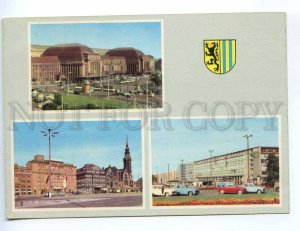 239515 GERMANY LEIPZIG Fair City Hotel International old collage postcard