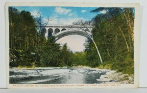 Philadelphia Pa Walnut Lane Bridge Across the Wissahickon Postcard N13