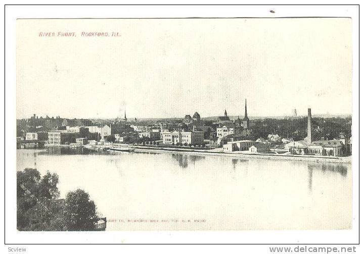 River Front, Rockford, Illinois, 1900-1910s