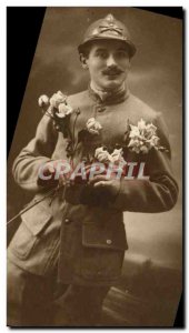 Old Postcard Fancy Man Army Soldier