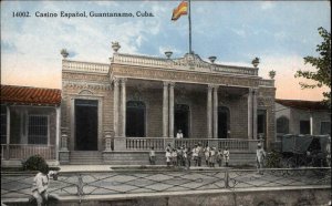 Guantanamo Cuba Casino Espanol c1910 Vintage Postcard