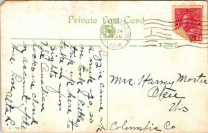 Post Office Sault Ste Marie Ontario Canada Antique Private Postcard DB PM Cancel 
