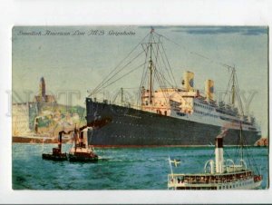 400975 Swedish American Line ship Gripsholm 1936 shipping post