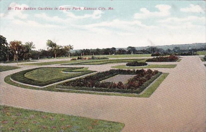 Misouri Kansas City The Sunken Gardens In Swope Park