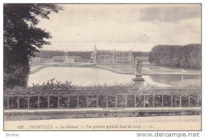 Vue Generale Prise Du Saut du Loup, Le Chateau, Chantilly (Oise), France, 190...