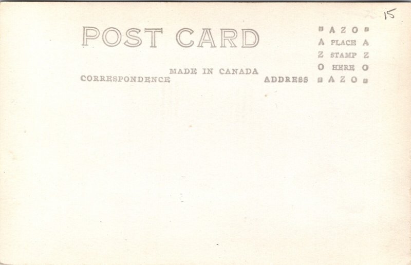 Real Photo Postcard Front Street in Carcross, Yukon, Canada