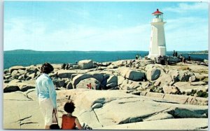 Postcard - The Lighthouse at Peggy's Cove, Canada
