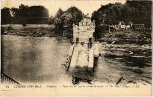 CPA Verberie - Pont Detruit par le Genie Francais - Guerre 1914-15 (1032458)