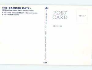 Unused Pre-1980 MOTEL SCENE Banff Alberta AB B5693