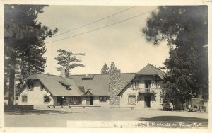 RPPC Postcard Wright Pierce Photo The Tavern at Big Bear Lake San Bernardino CA