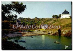 Postcard Modern Brittany Clohars Carnoet Finistere port Porsach