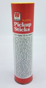 Vintage Retro Toy Game 1975 70's Whitman Plastic Pickup Pick Up Sticks Missing 1