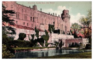 Warwick Castle from River Vintage Postcard W. Coburn Warwick