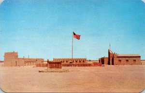 Texas El Paso Fort Bliss Adobe and Log Replica