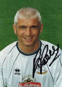 Fabrizio Ravanelli Juventus Derby Football Club Hand Signed Photo