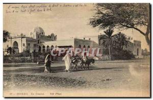 Algeria Biskra Constantine Old Postcard Casino (ass donkey)