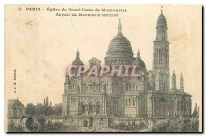 Old Postcard Paris Church of the Sacred Heart of Montmartre appearance of the...