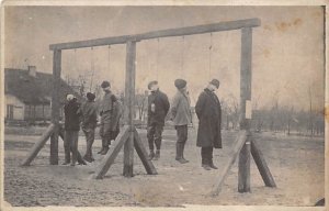 Photo of Multiple Hangings Russian Prisoners hanging Death Unused 