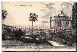 Postcard Old Puteaux in 1830 Marguerite House