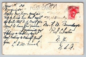 1926  Cairo  The Pyramids  Egypt   Postcard