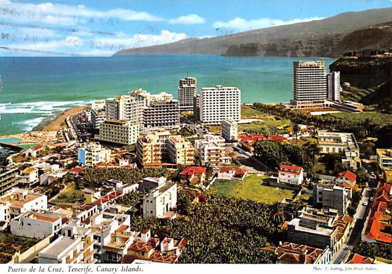 Puerto de la Cruz, Tenerife Canary Islands Spain Postal Used Unknown 