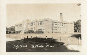 RP: ST. CHARLES , Minnesota , 1940s ; High School