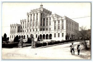 c1940's Hospital Muguerza Monterrey N.L. Mexico Vintage RPPC Photo Postcard
