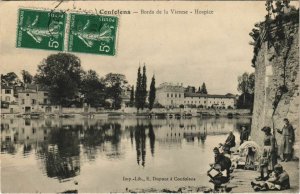 CPA Confolens Bords de la Viene,Hospice FRANCE (1074234)