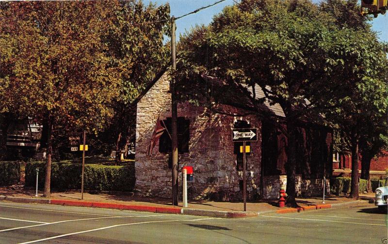 WINCHESTER VIRGINIA GEORGE WASHINGTON HEADQUARTERS & OFFICE AS SURVEYOR POSTCARD