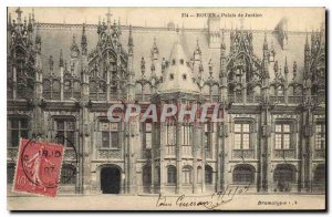 Old Postcard Rouen Courthouse