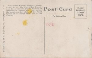 Post Office Department Washington DC Vintage Postcard C160