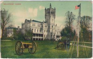 Washington D.C. - Soldiers Home - Scott Building - Canons