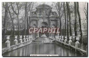 Old Postcard Paris Fountain Medics
