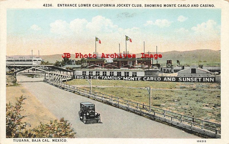 Mexico, Tijuana, Lower California Jockey Club, Entrance, Monte Carlo & Casino