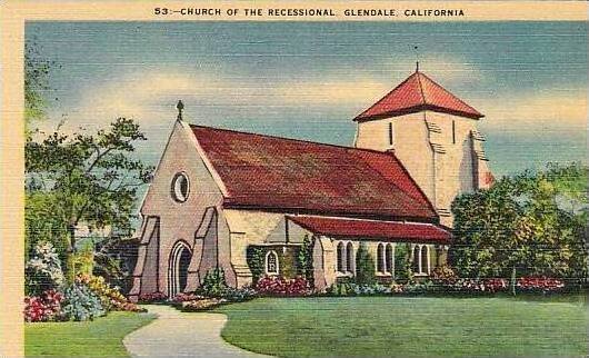 California Glendale Church Of The Recessional