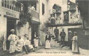 Postcard C-1910 France chef hotel Staff Chinon 22-12093