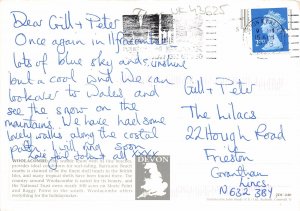 uk43625 woolacombe bay from morthoe north devon uk