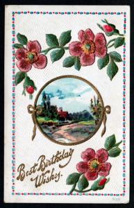U.S. 1910 Happy Birthday Postcard!