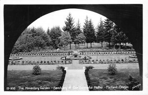 Monastery Garden Sanctuary of Our Sorrowful Mother, Real Photo - Portland , O...