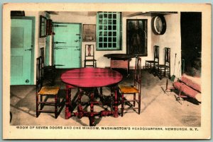 Room of Seven Doors and One Window Washington Headquarters Newburgh NY Postcard