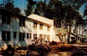 North Carolina Laurinburg Pine Acres Motor Hotel & Restaurant 1955